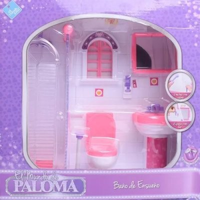 Juego de  Baño para Muñecas El Mundo de  Paloma