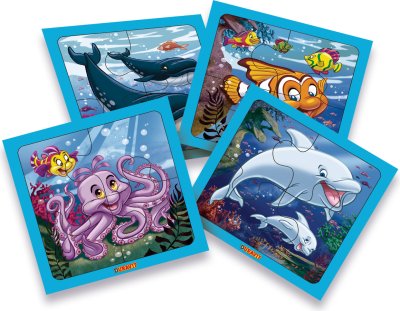 Puzzle Acuario X 4 Piezas