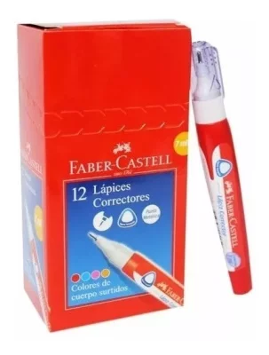 Lápiz Corrector Triangular Faber Castell de 7ml