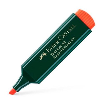 Resaltador TextLiner Faber Castell Color Naranja Fluor