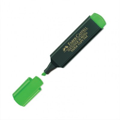 Resaltador TextLiner Faber Castell Color Verde Fluor