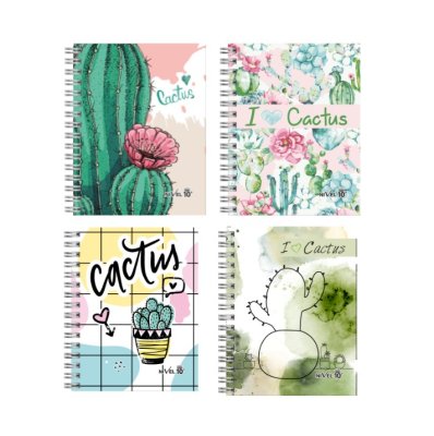 Agenda Semanal Nivel 10 2024 Top Cartonee de 13x18cm Línea Cactus