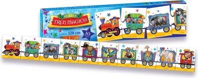 Puzzle Circo Tren Magico X 10 Piezas