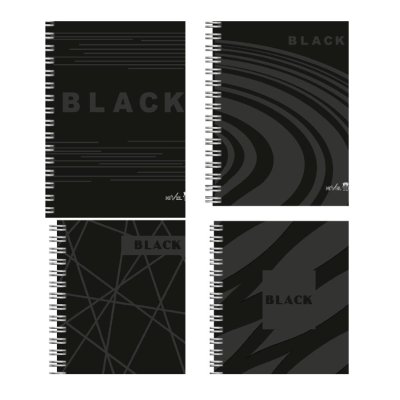 Agenda Diaria Nivel 10 2024 Bonjour Cartonee con Espiral de 16.5x22cm Línea Black