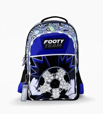 Mochila Footy 18" Pop It Futbol con Luz Led