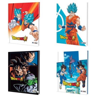 Cuaderno Dragon Ball 16x21 Tapa dura x48 hojas Mooving