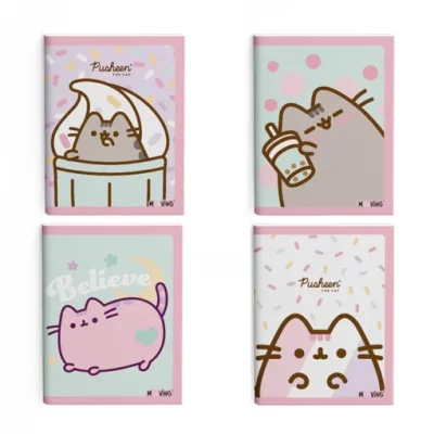 Cuaderno Pusheen 16x21 Tapa dura x48 hojas Mooving