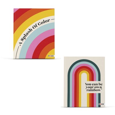 Cuaderno ABC Rainbow 19.5 x 24 Tapa dura x48 hojas Mooving