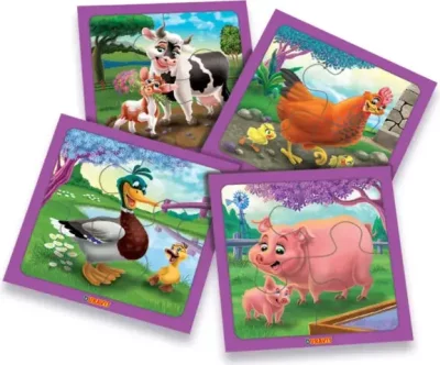 Puzzle Granja X 4 Piezas