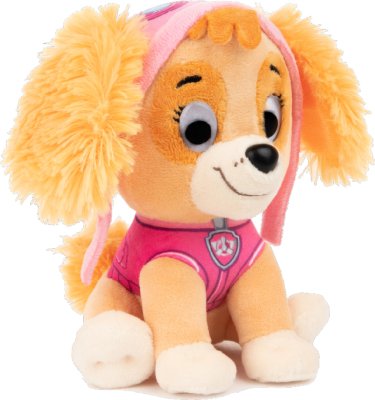 Peluche Skye de Paw Patrol. 16 cm.