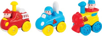 Press N' Go Fun Mobile - Vehículos con Luces y Sonidos LIONEL'S