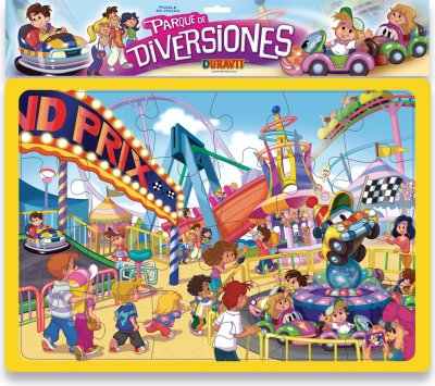 Puzzle Parque Diversiones X 24 Piezas