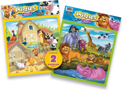 Puzzle Granja y Zoo X 25 Piezas