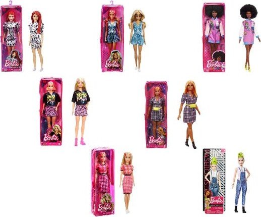 Muñeca Barbie Fashionistas