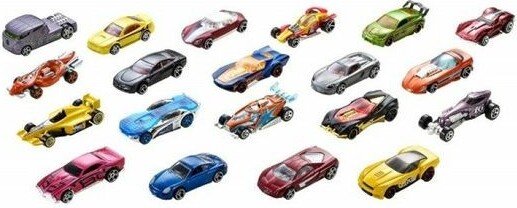 Hot Wheels - Pack x20 Vehículos Coleccionables Surtidos