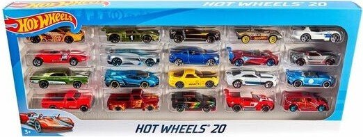 Hot Wheels - Pack x20 Vehículos Coleccionables Surtidos