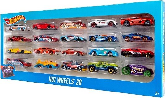 Hot Wheels - Pack x20 Vehículos Coleccionables Surtidos