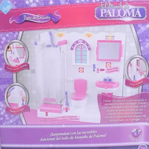 Juego de  Baño para Muñecas El Mundo de  Paloma