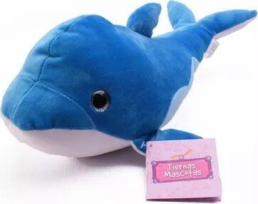 Peluche de lfín y Ballena 38 Cm Tiernas Mascotas