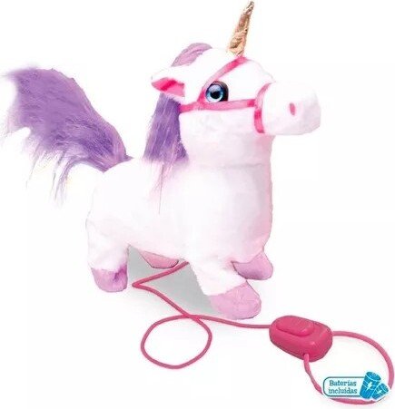 Unicornio Esmeralda Camina y Relincha Tiernas Mascotas