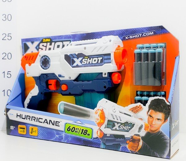 X-shot Pistola Clip Hurricane + 16 Dardos