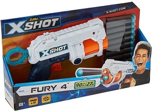 X-shot Pistola Excel Fury 4 + 16 Dardos