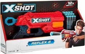 X-shot Pistola Reflex 6 Tk-6 + 12 Dardos