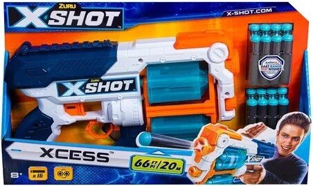 X-shot Pistola Xcess Excel + 16 Dardos