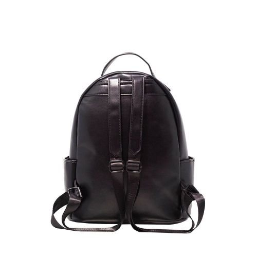 Mochila Amayra Plateado con Negro