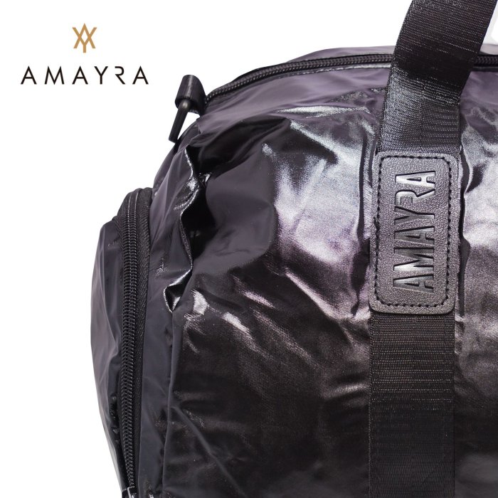 Bolso Amayra Fit Negro con 2 Bolsillos Laterales