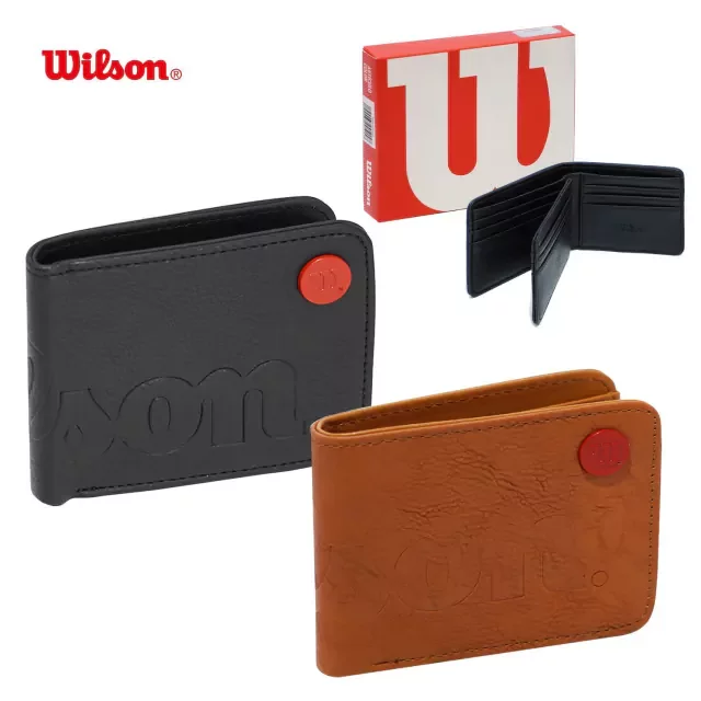 Billetera Marrón para hombre con División Wilson