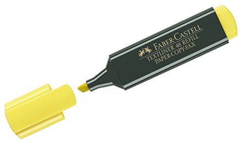 Resaltador TextLiner Faber Castell Color Amarillo Fluor