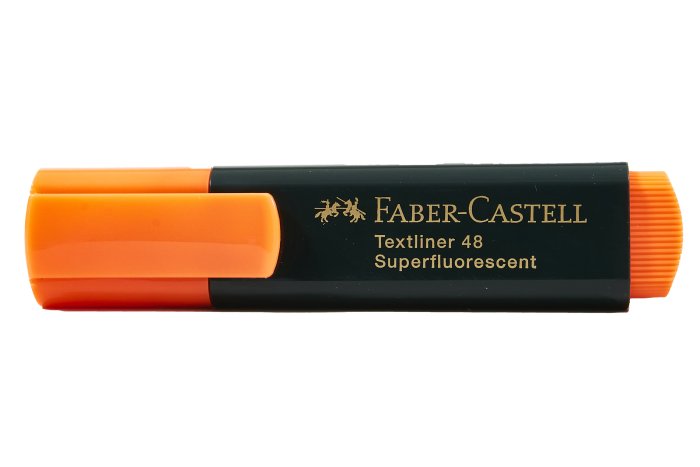 Resaltador TextLiner Faber Castell Color Naranja Fluor