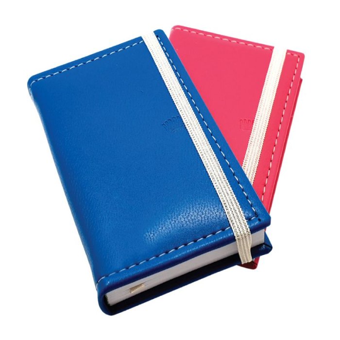 Agenda Semanal Nivel 10 2024 Power Euro Pocket de 16x8cm Encuadernado Simil Cuero de Color