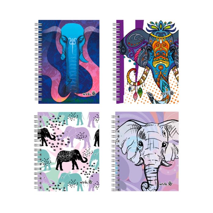 Agenda Semanal Nivel 10 2024 Top Cartonee de 13x18cm Línea Elefante