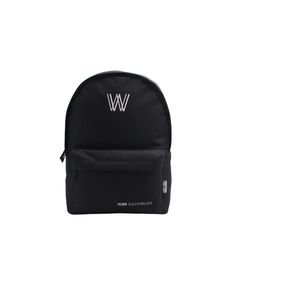 Mochila Wabro 17" Lisa Bordada Negro