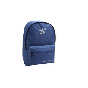 Mochila Wabro 17" Lisa Bordada Azul