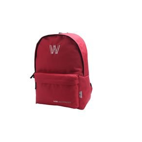 Mochila Wabro 17" Lisa Bordada Bordo