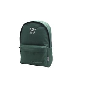 Mochila Wabro 17" Lisa Bordada Verde