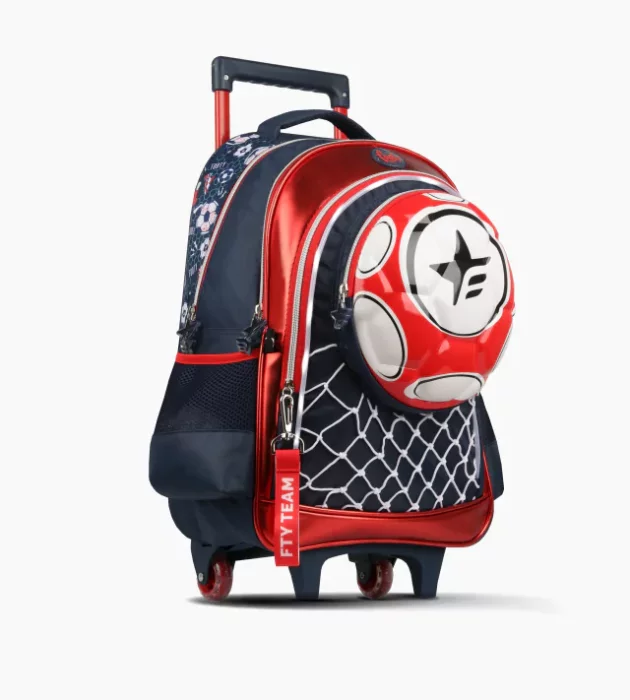 Mochila Footy con Carro 18" Futbol con Luz Led