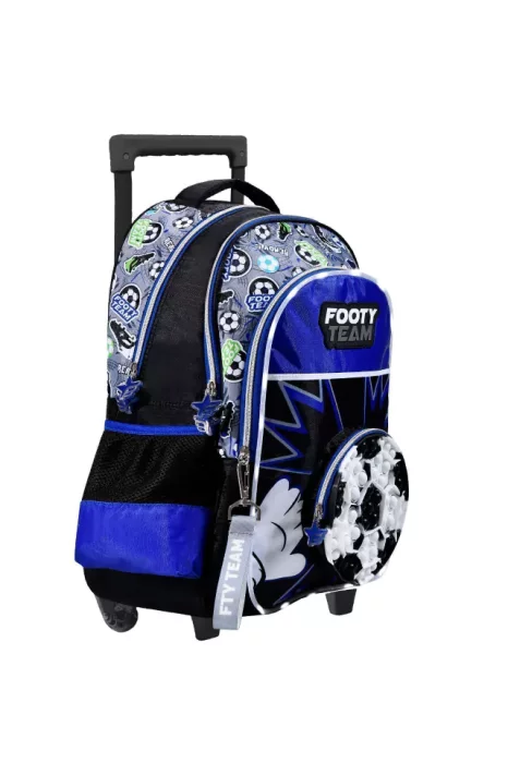 Mochila Footy con Carro 18" Pop It Futbol con Luz Led