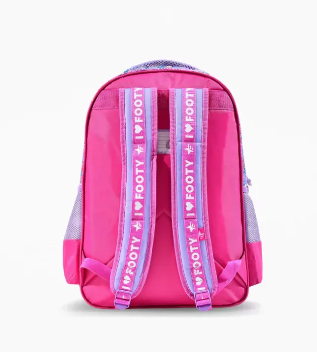 Mochila Footy 18" Summer Unicornio Trenzado con Luz Led