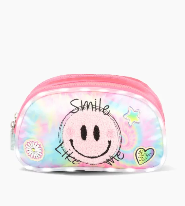 Cartuchera Doble Cierre Smile Like Me con Luz Led