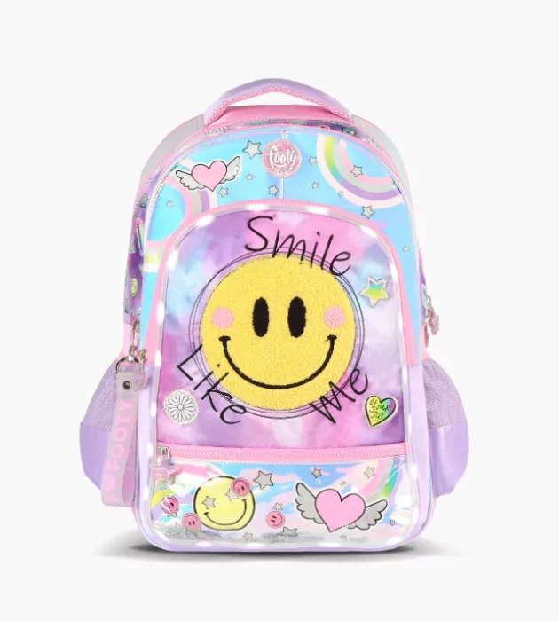 Mochila Footy 18" Smile Like Me con Luz Led