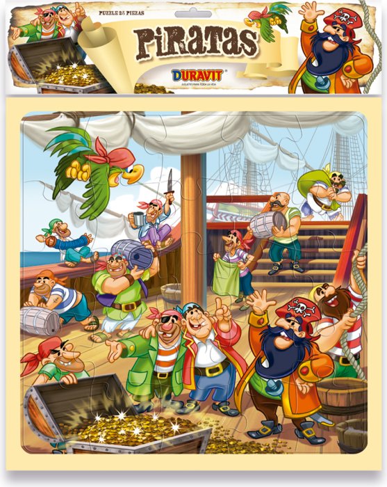 Puzzle Piratas X 25 Piezas