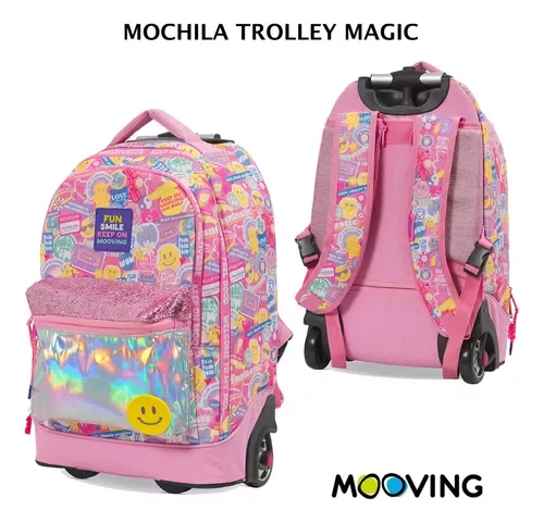 Mochila con Carro Mooving Trolley Magic Adventure