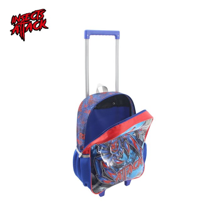 Mochila con Carro Insects Attack 17" Lsyd