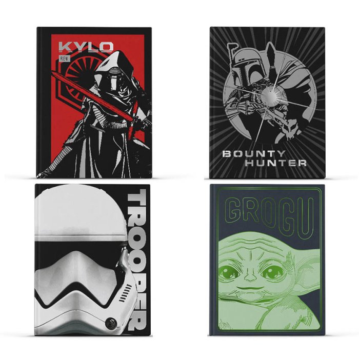 Cuaderno StarWars 16x21 Tapa dura x48 hojas Mooving