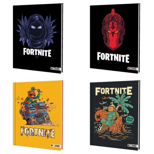 Cuaderno Fornite 16x21 Tapa dura x48 hojas Mooving