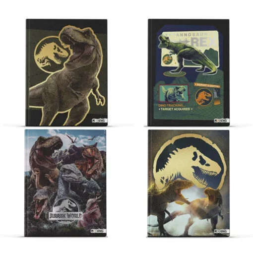 Cuaderno Jurassic World 16x21 Tapa dura x48 hojas Mooving